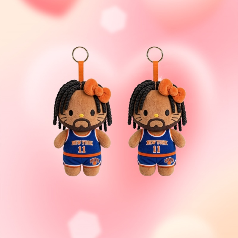 Jalen Brunson Plushies keychain 2pcs 1 Jalen Brunson Plushies keychain 2pcs