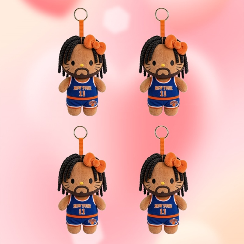 Jalen Brunson Plushies keychain 4pcs 1 Jalen Brunson Plushies keychain 4pcs